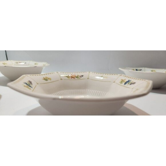 Vtg Nikko Japan Classic Collection 6-3/4"Soup/Salad/Dessert Bowl "Magenta" 4 - Picture 3 of 6